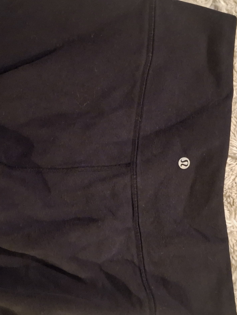 lululemon athletica Womens Black Athletic Capri